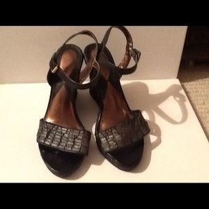 Women's Ciao Bella Black Beaded Wedge